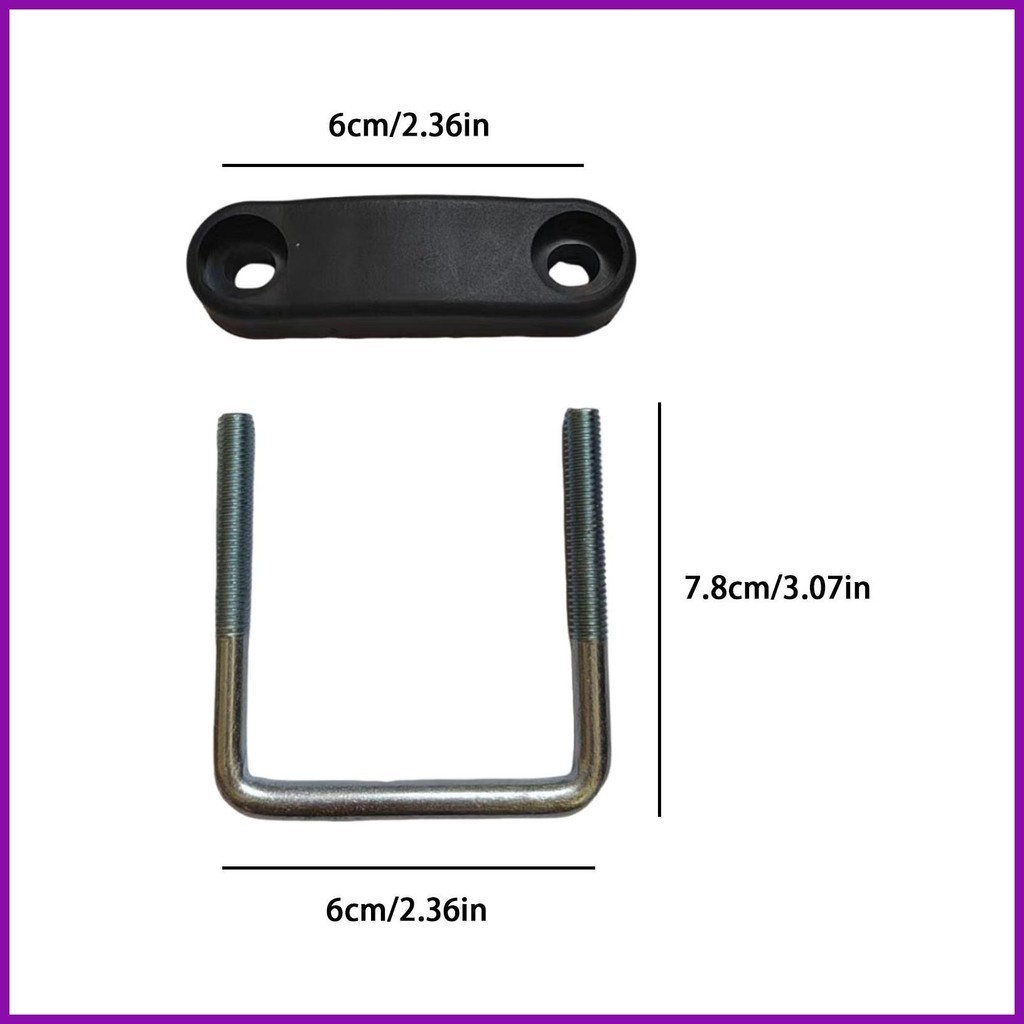 Rooftop Cargo Carrier Rack Bolts Roof Box U-Bolt Clamps Luggage Rack ...