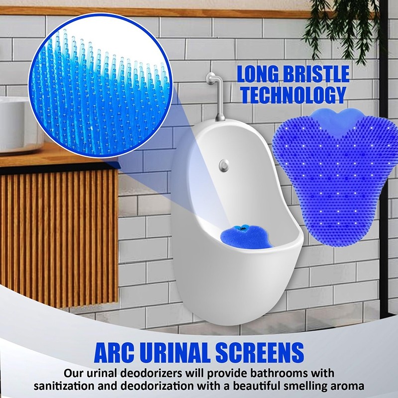 Anti Urinal Screen Mat Toilet Blockage Pad Hotel Home Urinal Screen Pad ...