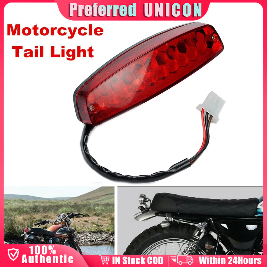 Led Motorcycle Rear Light ATV Brake Indicators 12V3 Wire Dirt Bike ...