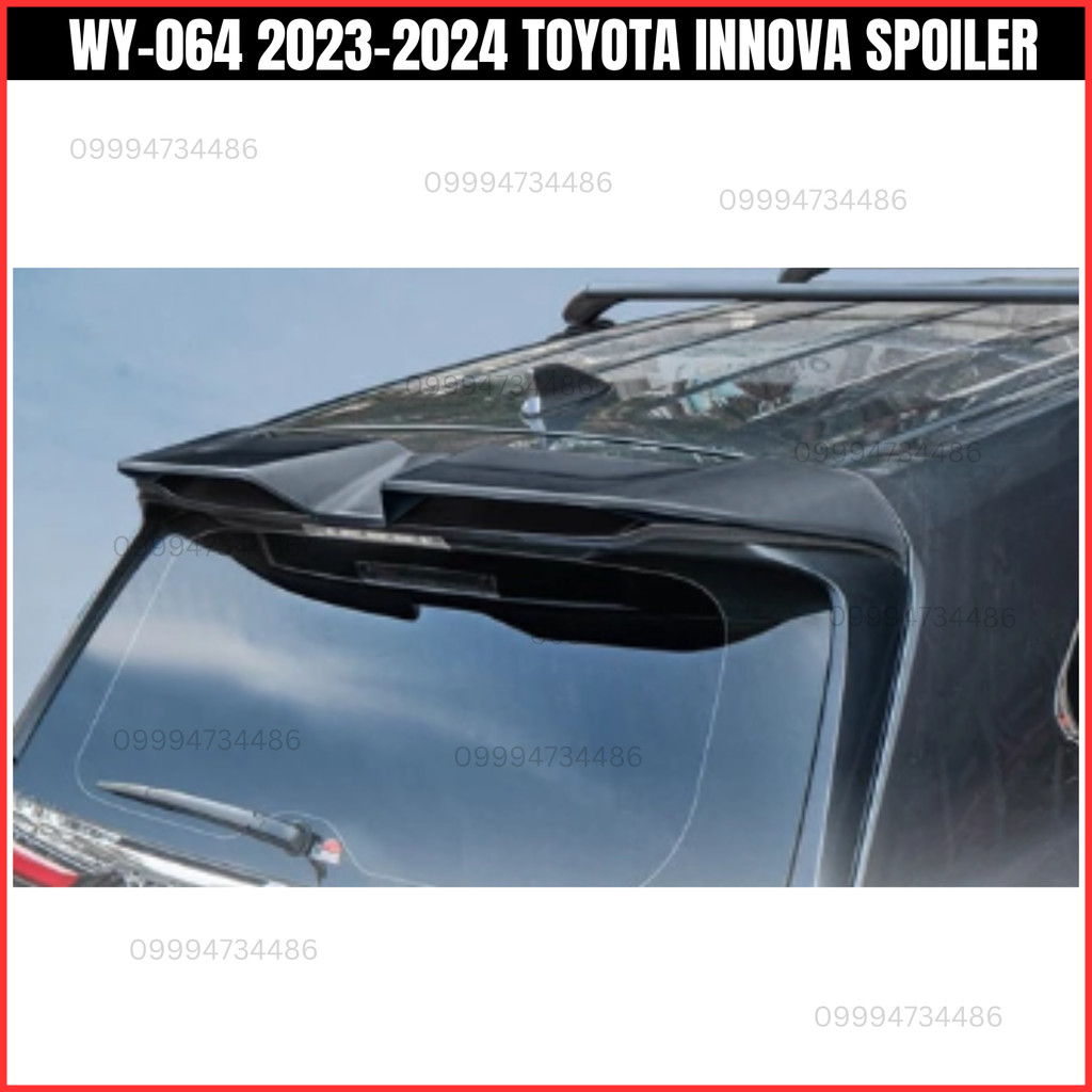 Toyota Innova/Zenix 2023-2024 Rear Bumper Spoiler (WY064) Primer Black ...