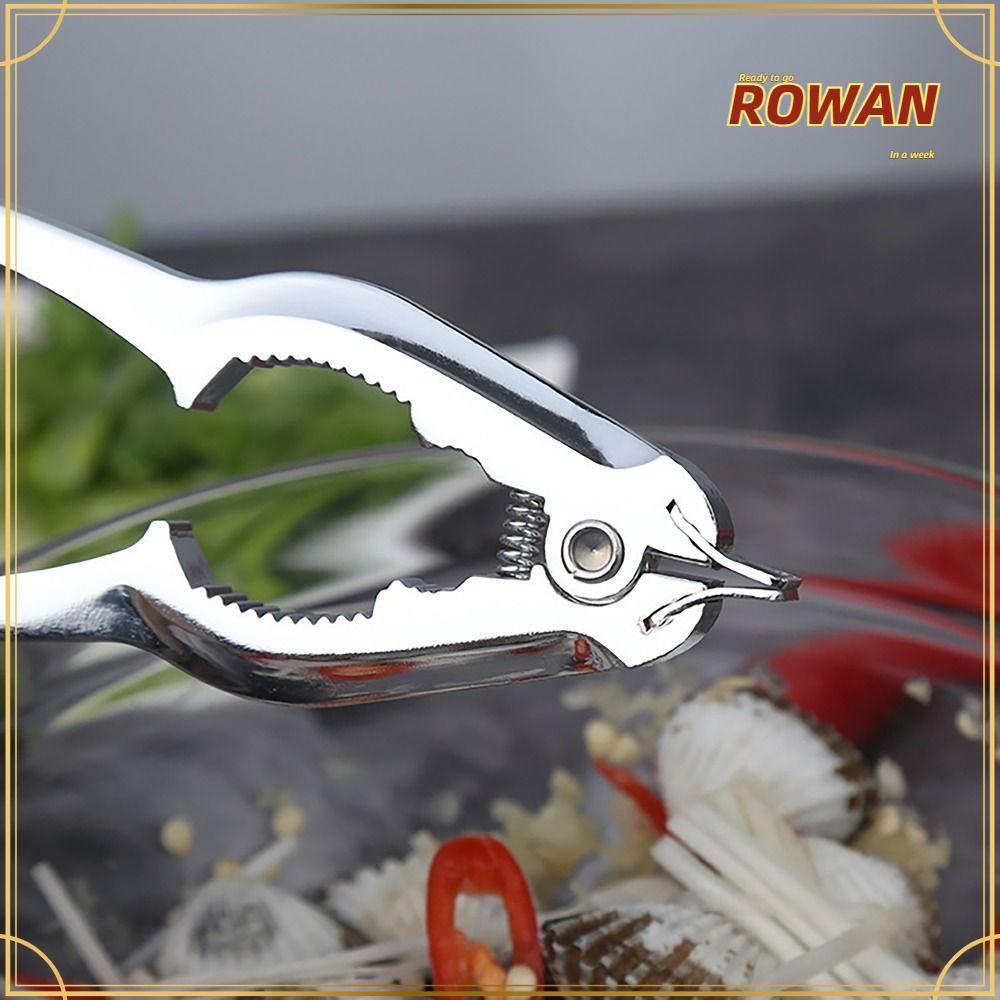 RWHOME Shell Opener, Thickening Handle Effort Saving Blood Clam Shucker, Durable Metal
