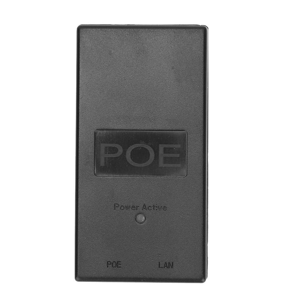 Happy 24V/48V 0.5A Desktop POE Power Injector Ethernet Adapter ...