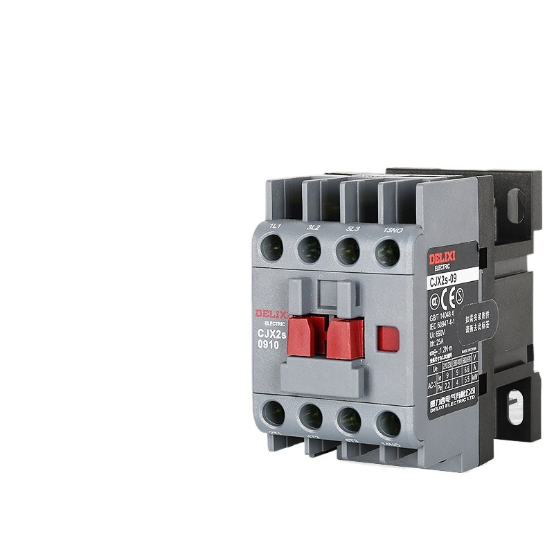 Delixi AC contactor CJX2s-0 910 220v single phase 12a 380v three phase ...