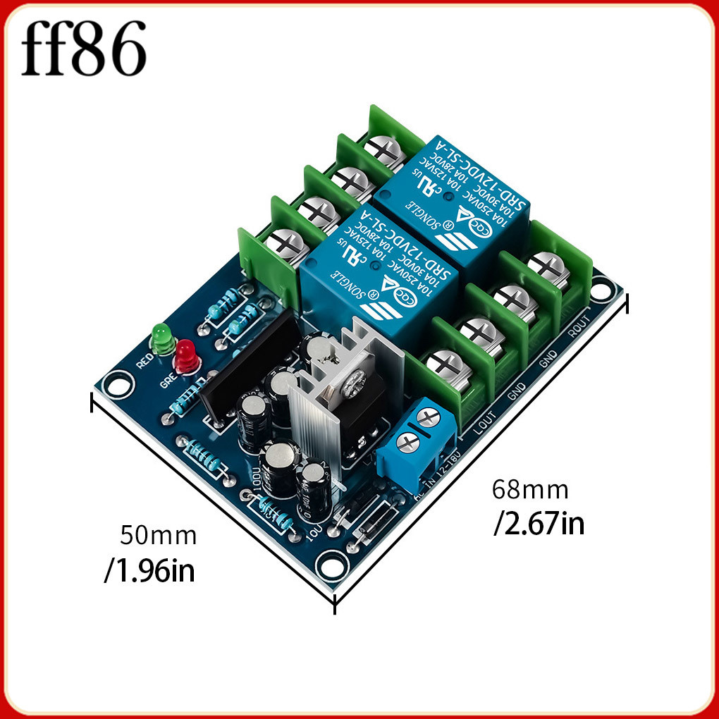 10A Speaker Protection Circuit Board Power On Audio Amplifier Protector ...