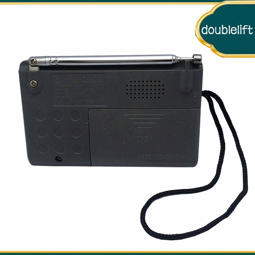 1/2/3 Elderly Manual Tuning Mini Radio Receiver Outdoor Weather