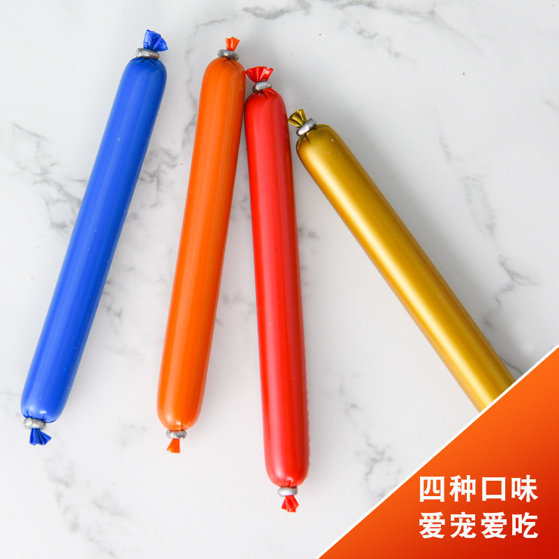 Dog Ham Sausage Dogs and Cats Snacks15gPet Ham Sausage Beef, Duck