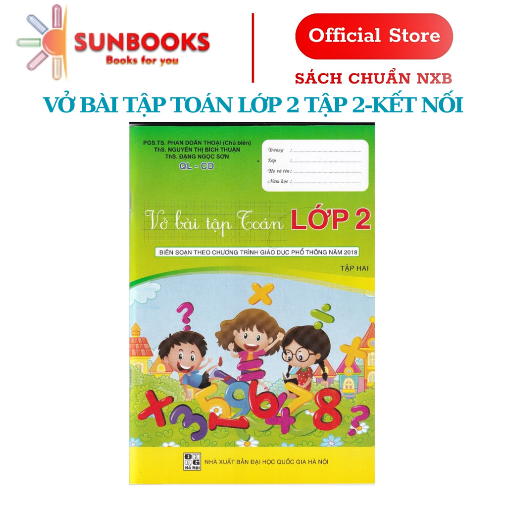 Book - Grade 2 math exercise book, volume 2 - Canh Dieu (Compiled ...