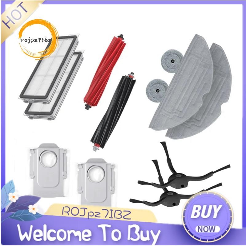 For Roborock S8 MaxV Ultra Robot Vacuum Cleaner Main Side Brush Hepa