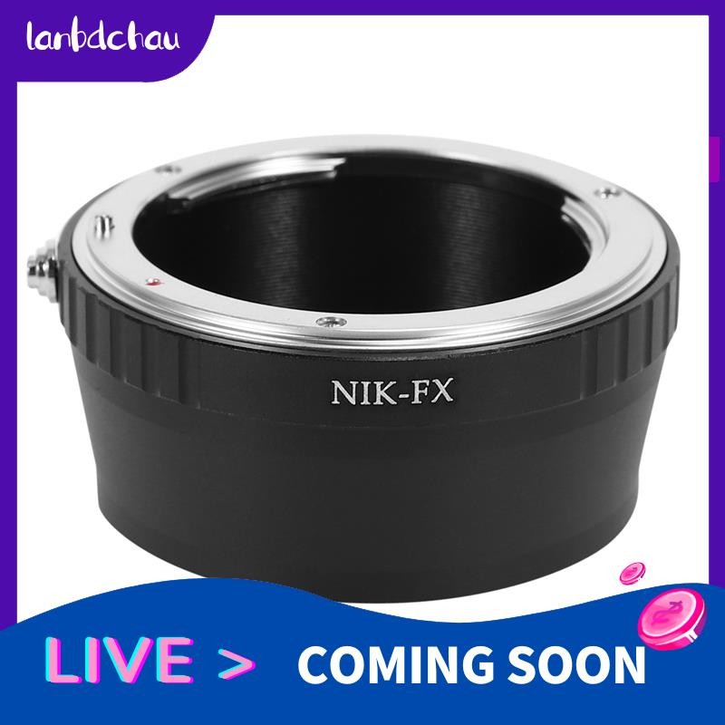 Black Lens Adapter For Nikon F AI Lens to Fujifilm X Mount Camera Fit