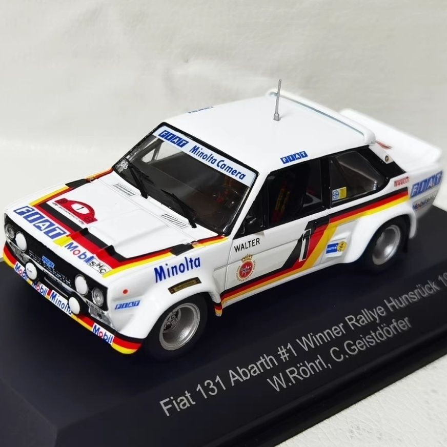 Cmr 1/43 FIAT 131 ABARTH #1 1979 Philia Rally Car Model Alloy | Shopee ...