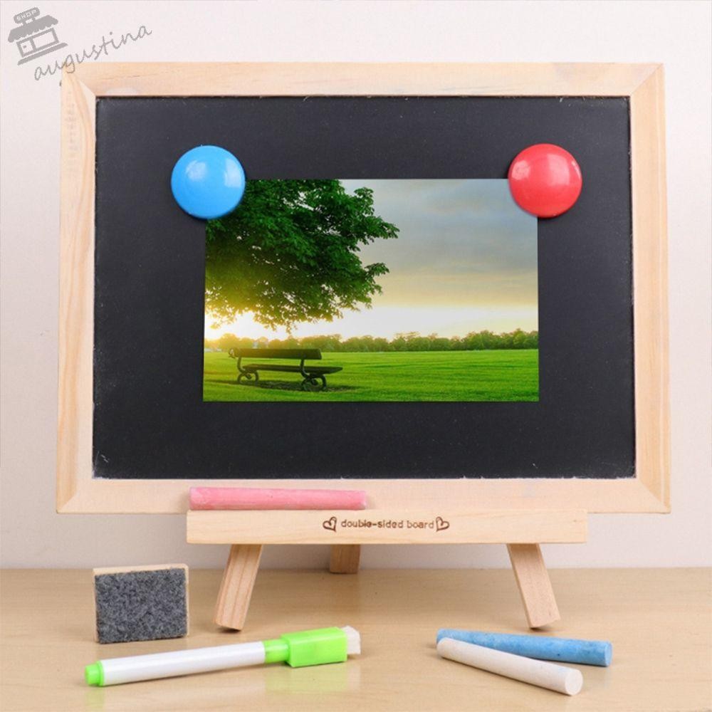 AUGUSTINA Chalkboard With Stand Painting Wipeable Desk Display To do
