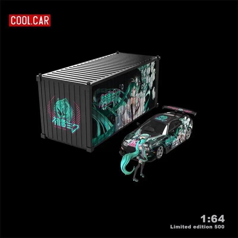 Cool Car 1:64 Supra A80Z Black Blue Limited500 Hatsune Miku
