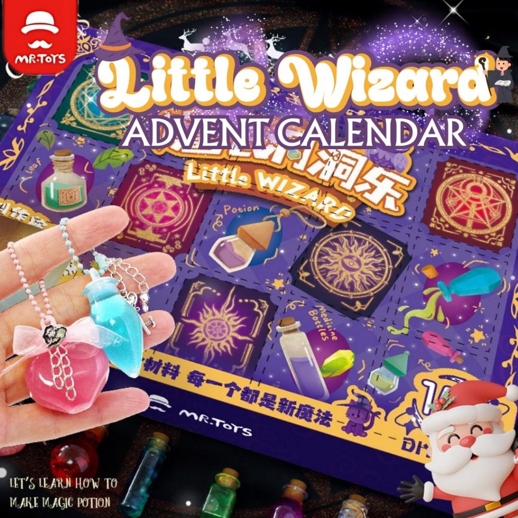 BYJ MR TOYS Little Wizard Avent Calendar Surprise Box DIY Magic Potion ...