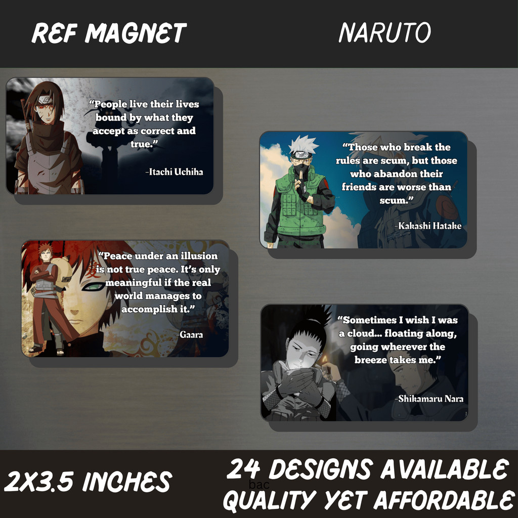 Anime Ref magnet - Naruto | Shopee Philippines