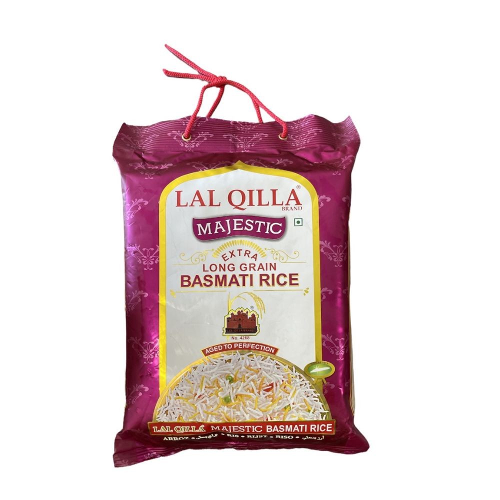 Lal Qilla Majestic Basmati Rice 10kg – Premium Aged Long Grain (5kg*2 ...