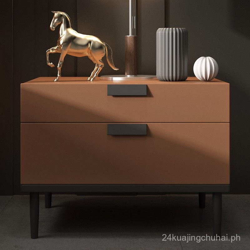 Bedside Table Simple Modern Bedroom Mini Small Storage Cabinet Solid ...