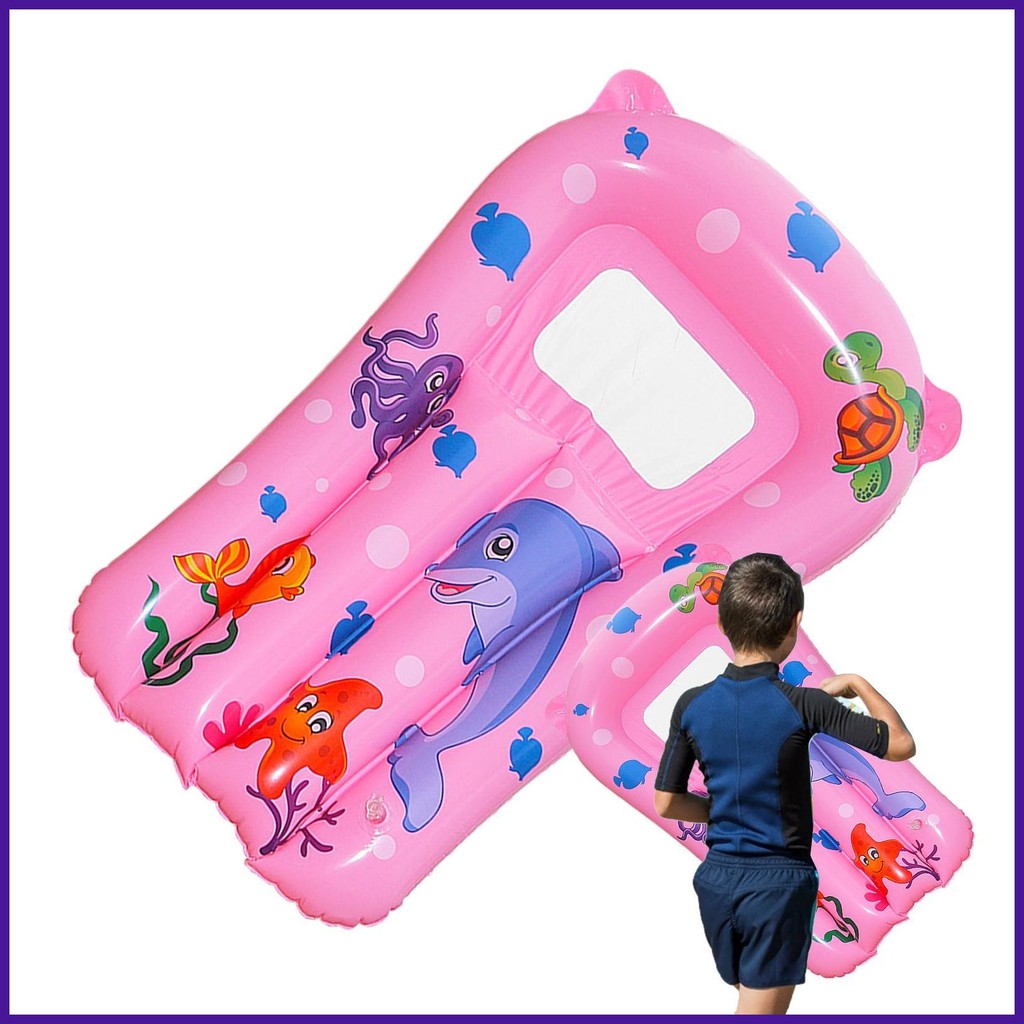 Pool Floats Kids Inflatable Pool Float Blow Foldable Floaty Toy ...