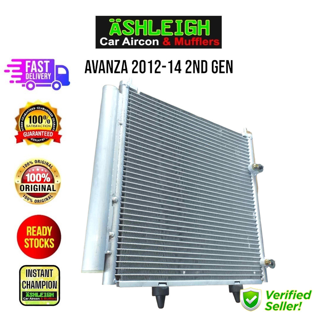 Toyota Avanza 2012-2014 Condenser Laminated Car Aircon Parts | Shopee ...
