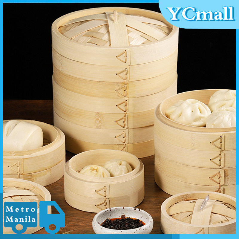 20/24/26cm Bamboo Steamer Cooking Bamboo Steamer Kitchen Cookware ...