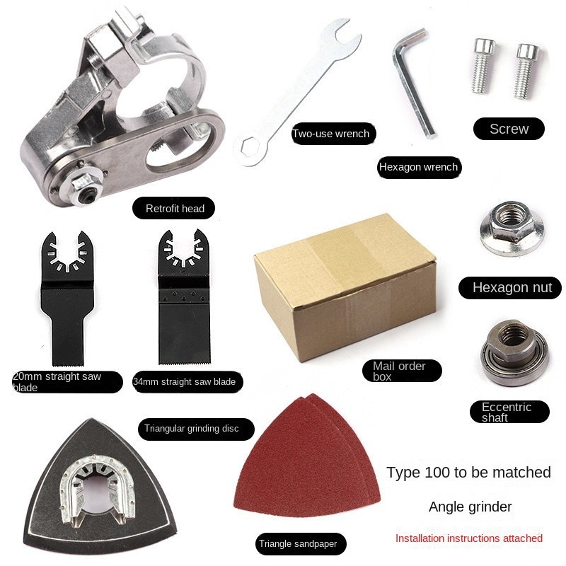 Angle Grinder Modified Multi-Purpose Treasure Head Multi-Function ...