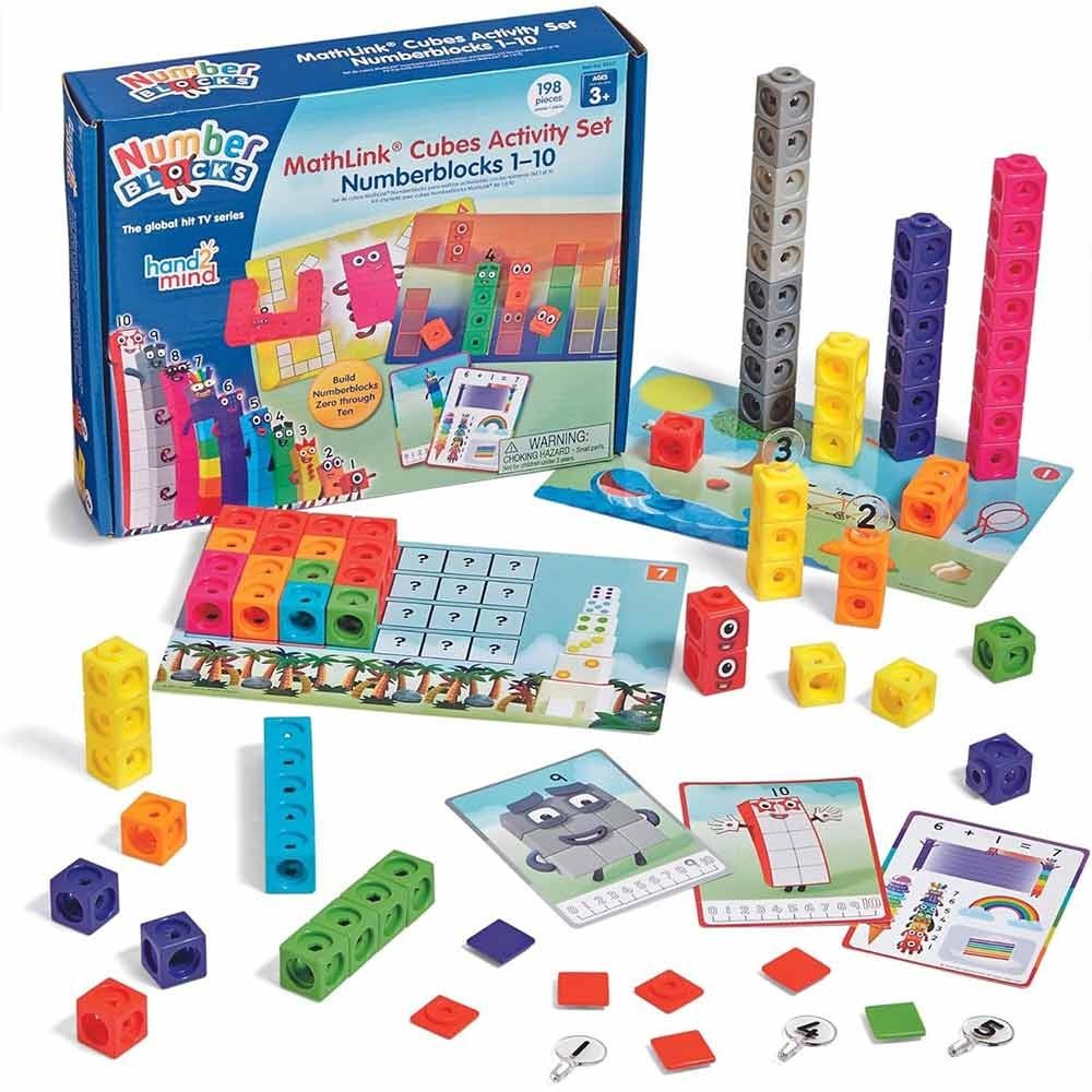 Hand2mind Numberblocks Mathlink Cubes 1 10 Activity Set Shopee