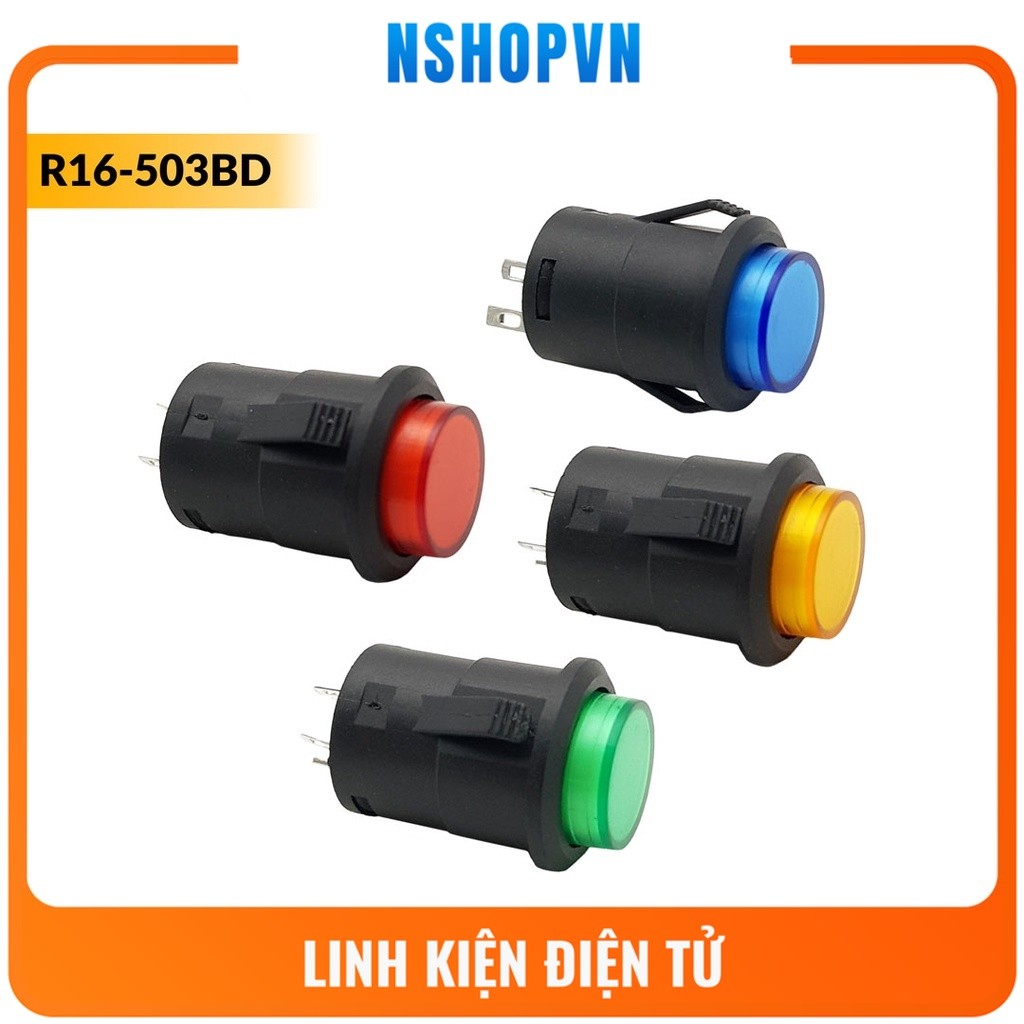 Release push button with 16mm clip-on box light R16-50 | Shopee Philippines