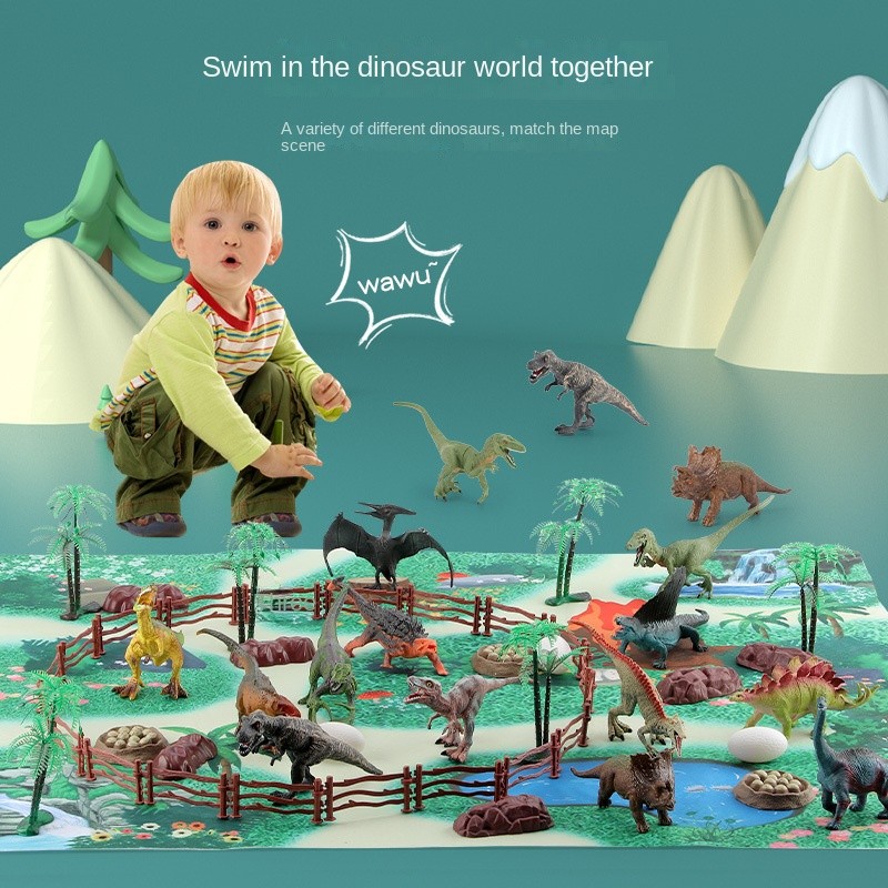 Simulation Dinosaur Toy Model Jurassic Century Plastic Dinosaur ...