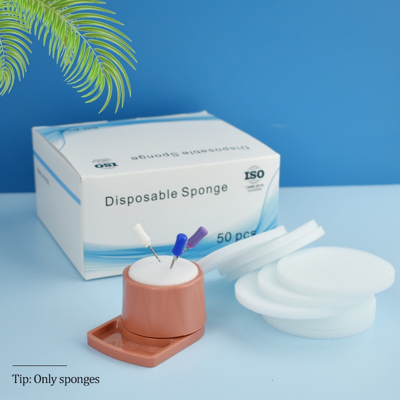 Hot50 pieces/box Disposable sponge root canal file Cleaning countertop ...