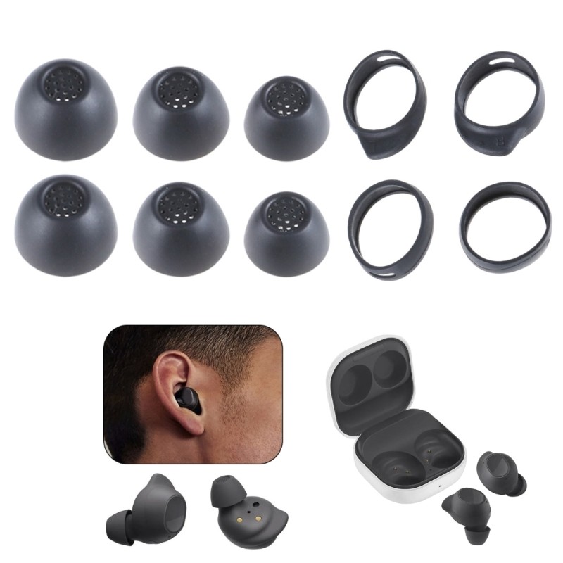 Skyxu Silicone Eartips for Buds FE Antislip Wing Tips Set In-Ear ...