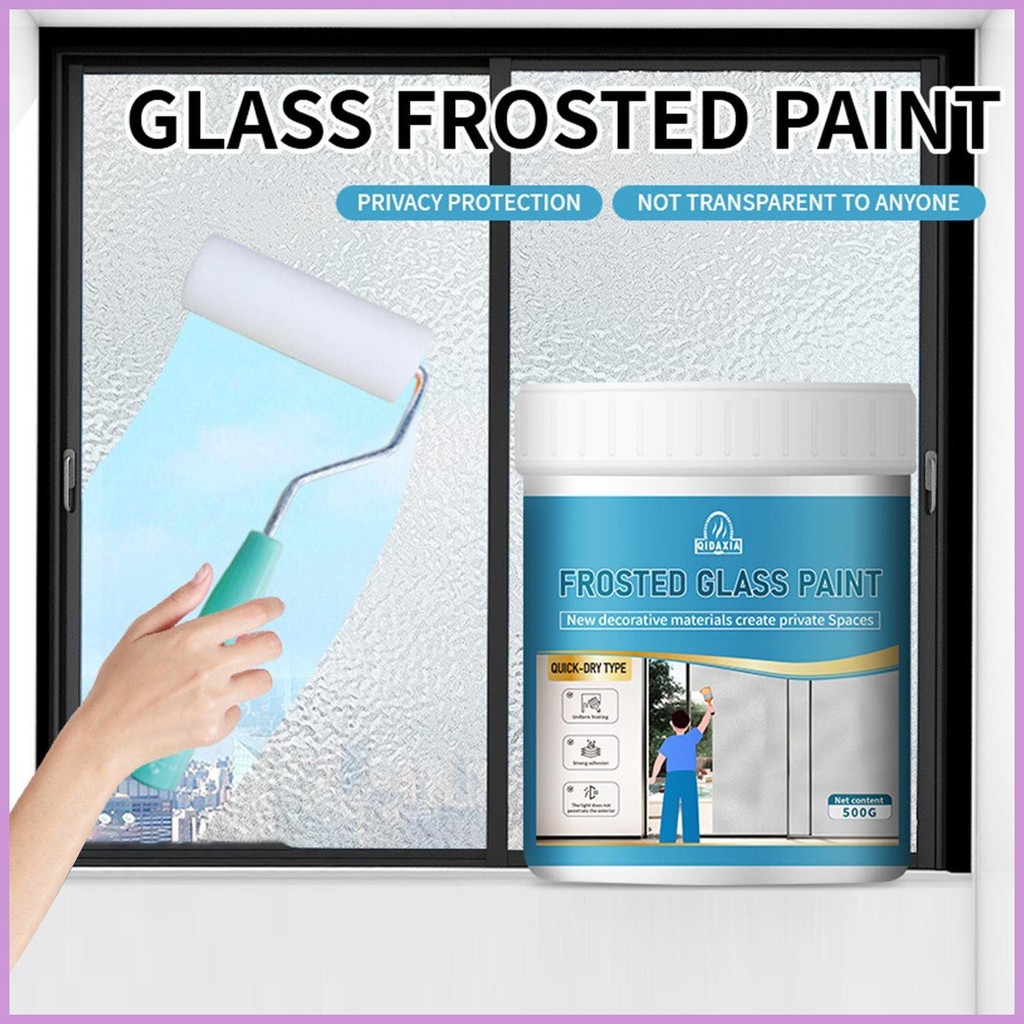 Frosted Glass Paint 500g Waterproof Privacy Protect Paint Water-Based ...
