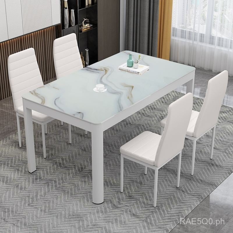 Dining Tables and Chairs Set Modern Simple Small ...