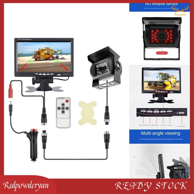 (Stock) Car AHD Rear View Camera with Monitor for Truck Parking Trailer ...