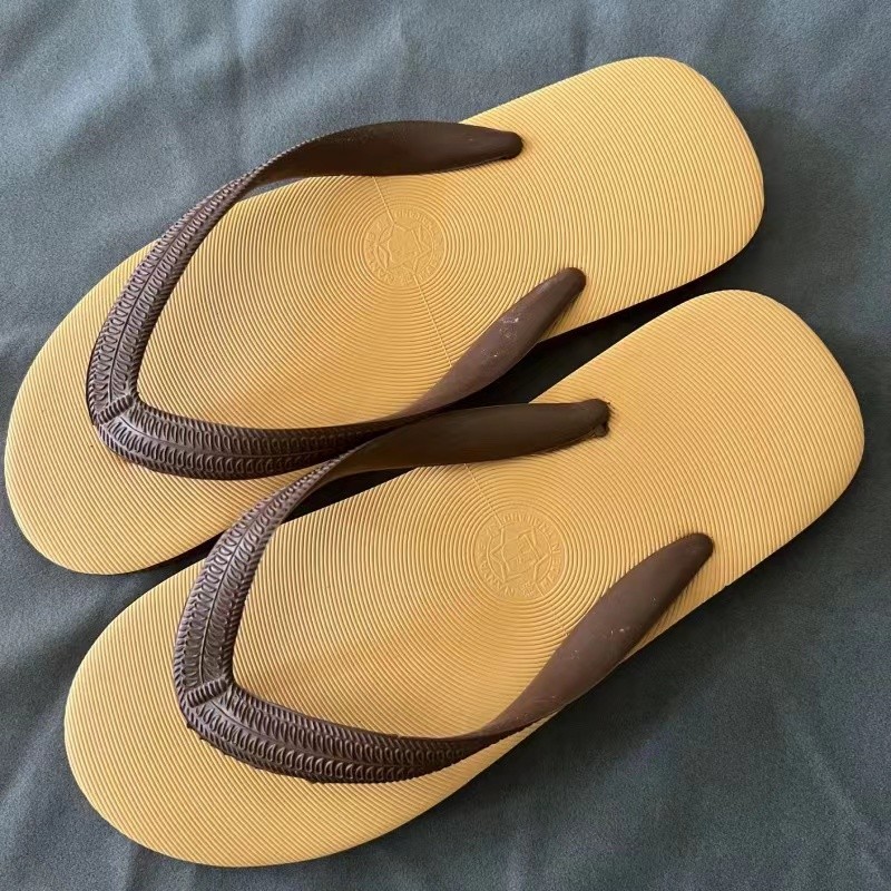NANYANG flip flops rubber yellow anti slip, wear-resistant, and odor proof