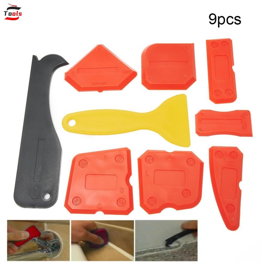 Rubber Sheet 9 Pcs Applicator Grout Kits Profile Silicone Spreader Tile ...