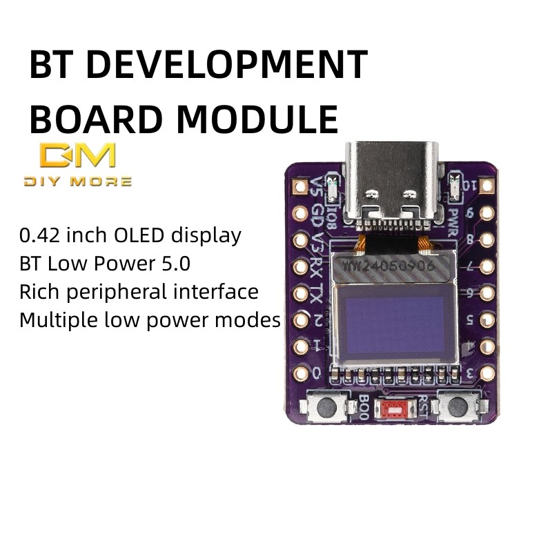 DIYMORE Esp32-C3 0.42-Inch Oled White Light Display Bluetooth ...
