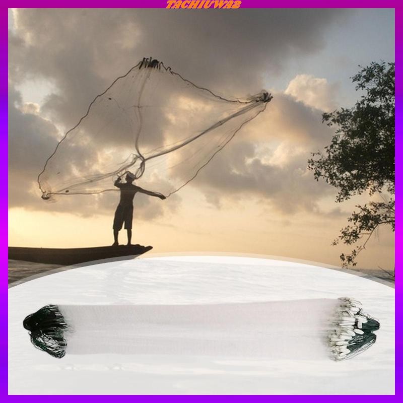 [Tachiuwa2] Heavy Duty Casting Net PVC Fishing Gill Net Handmade Single ...