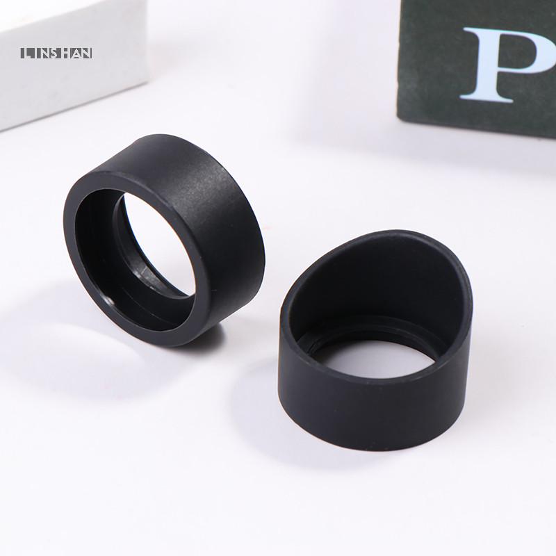 [linshan8] 1Pc Rubber Microscope Eyecups Black Ocular Cover Guards For ...