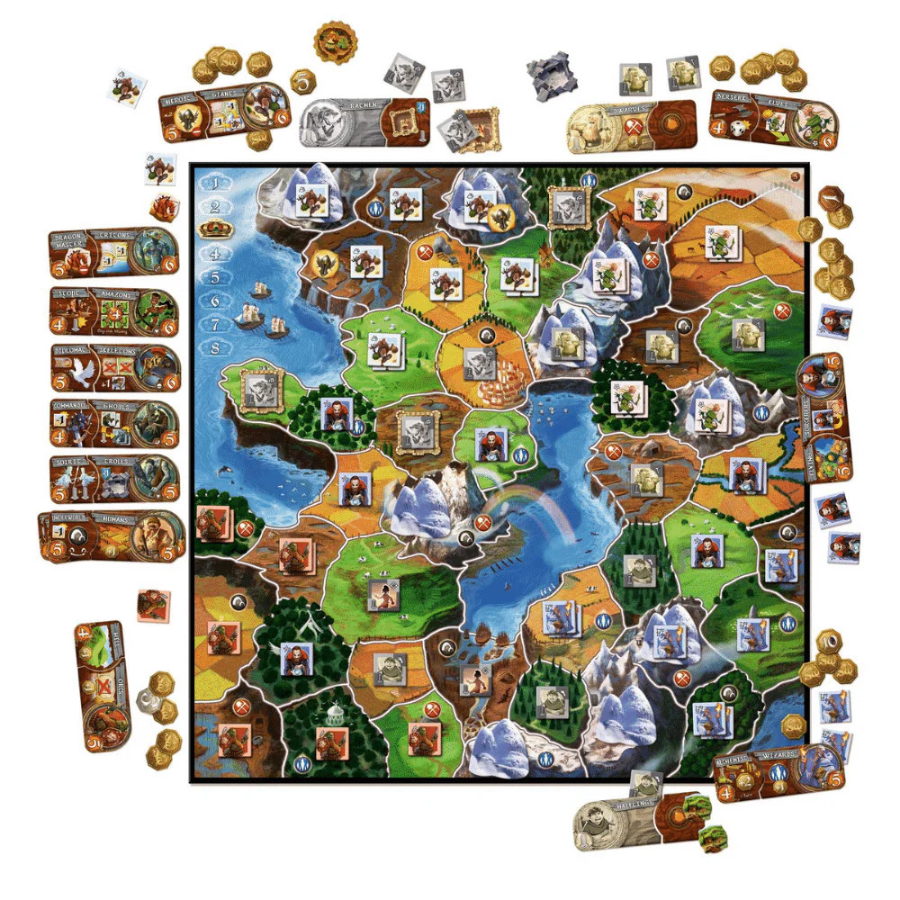 Small World Board Game - Fantasy Area Control & Strategy Game with ...