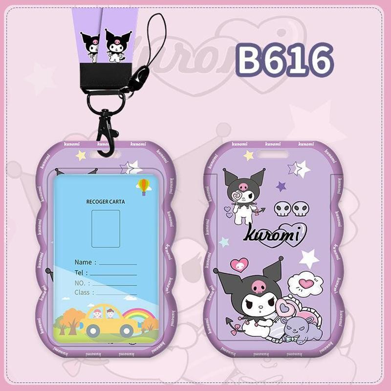 Sleeve + Lanyard Set Long Lanyard Card Cover Holder Sanrio Hello Kitty  Kuromi Melody ID Card Bus Subway Access Work Name Tags Card Sleeve | Shopee  Philippines