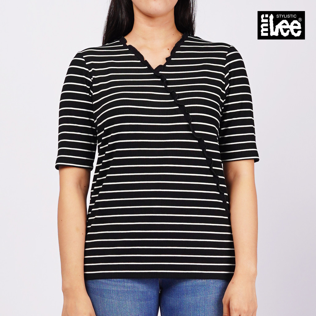 Stylistic Mr. Lee Ladies Basic Tees Relaxed Fit 120559 (Yellow)