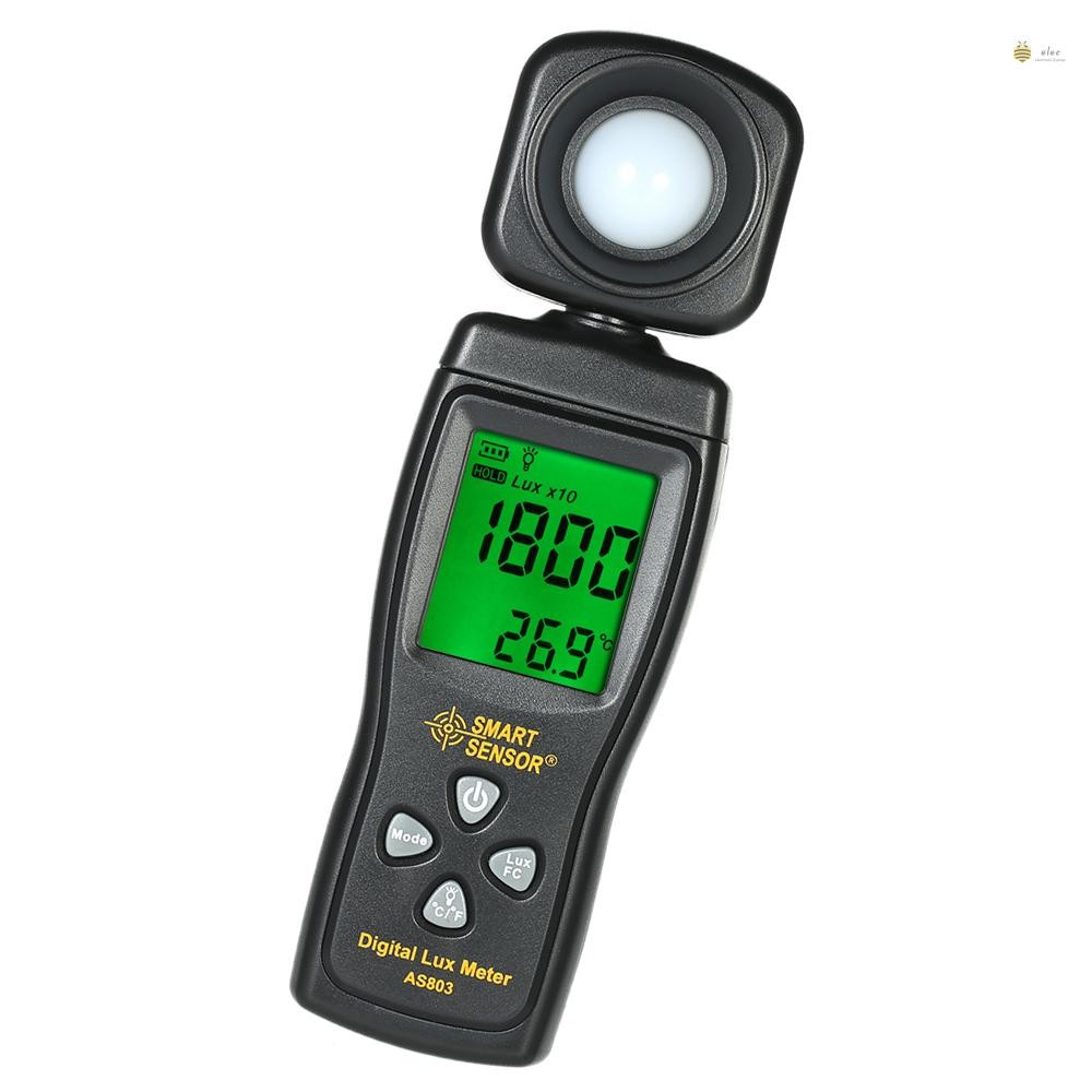SMART SENSOR Mini Digital Lux Meter LCD Display Handheld Illuminometer ...