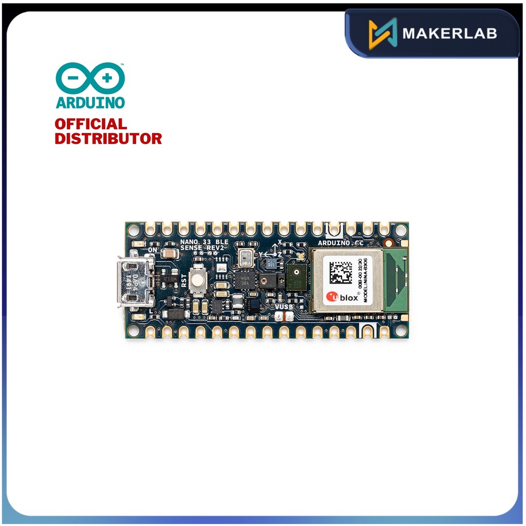 Arduino Nano 33 BLE Sense REV2 | ABX00069 | Shopee Philippines