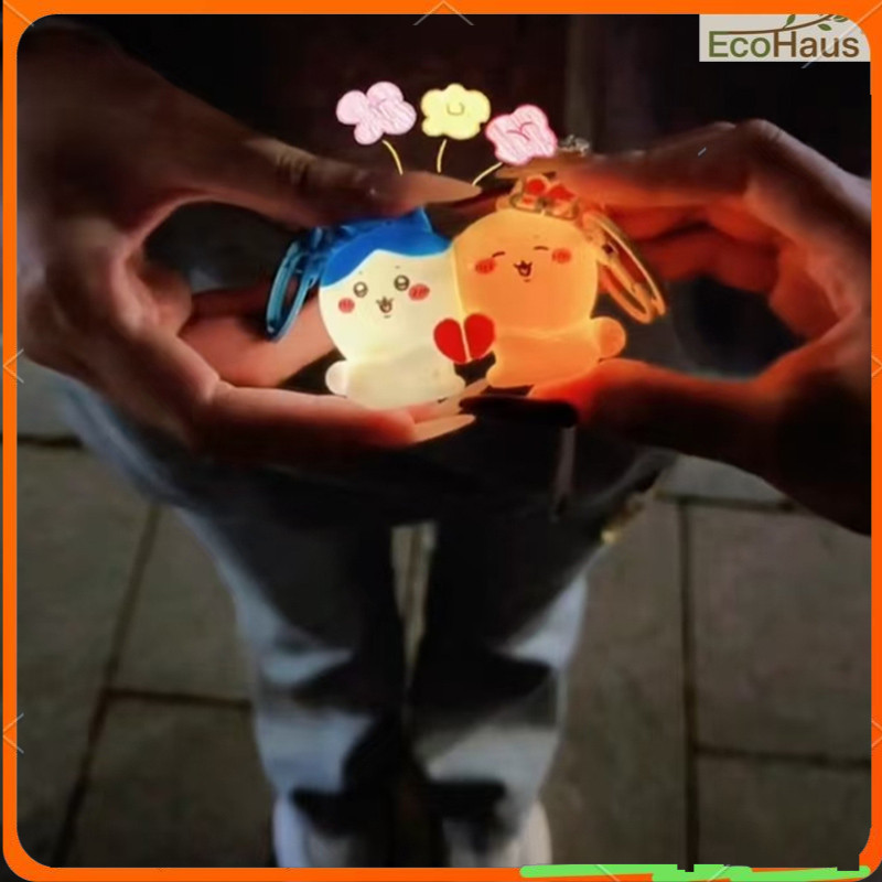 Creative Hug Chiikawa Doll Magnetic Glow-in-the-dark Keychain | Shopee ...