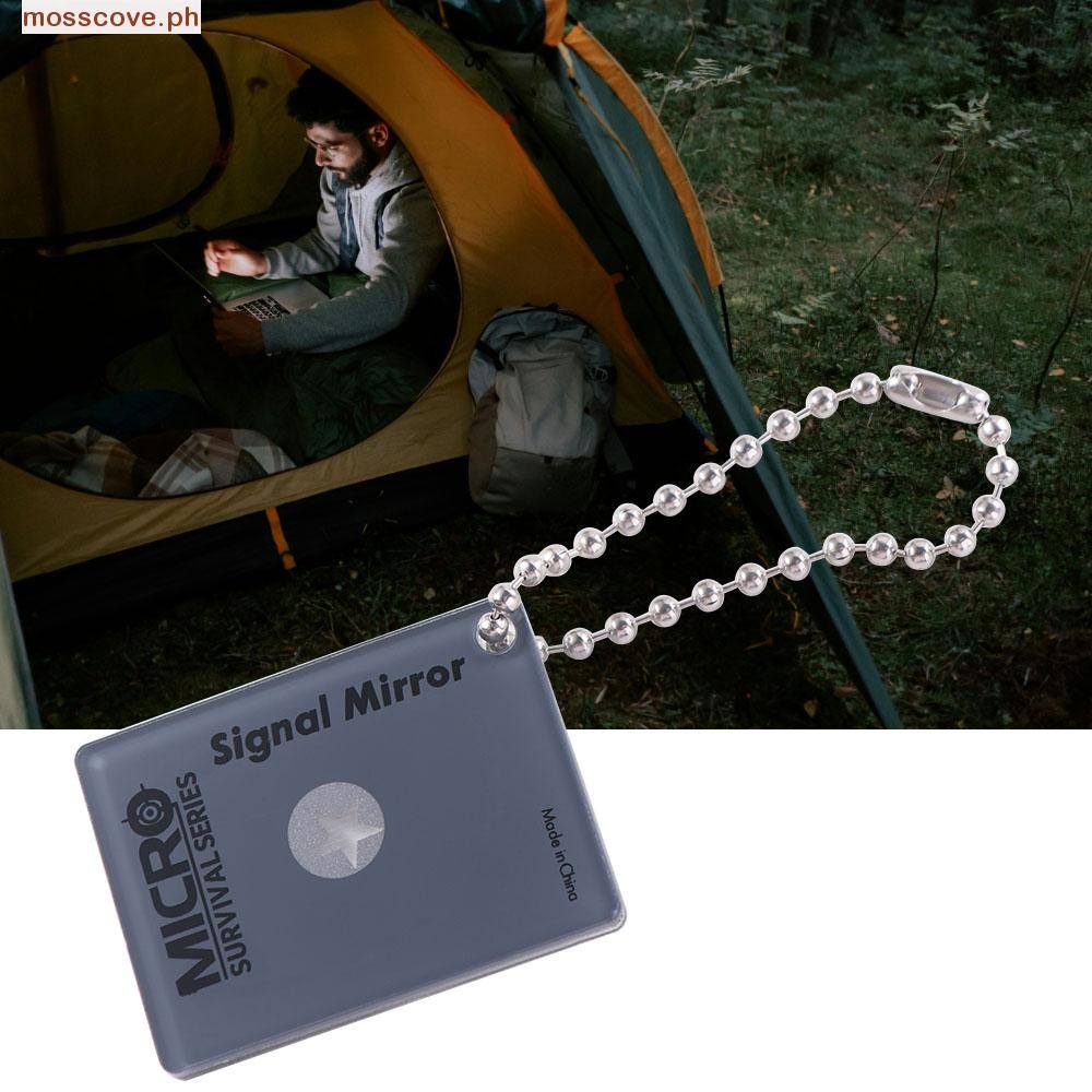 MOSSCOVE Outdoor Signal Mirror, Reflective Practical Rescue Mirror ...