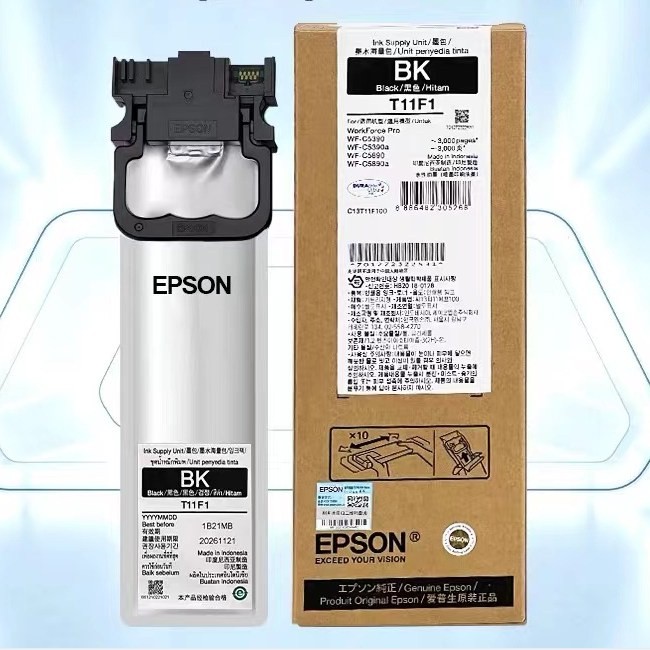 Epson T11F T11F1 T11F2 T11F3 T11F4 Pigment Ink Bag With Chip For Epson ...