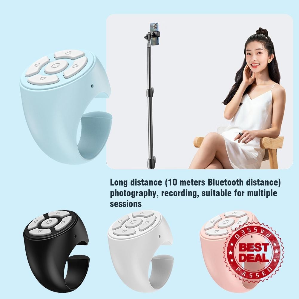 Bluetooth Ring, Tablet Phone Camera Controller Selfie Tool Turning ...