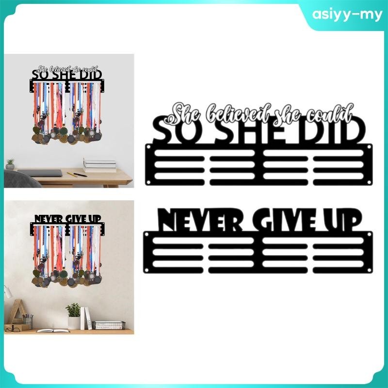 [AsiyyMY] Medal Hanger, Hanger, Sturdy, Mounted Award Ribbon Organizer ...