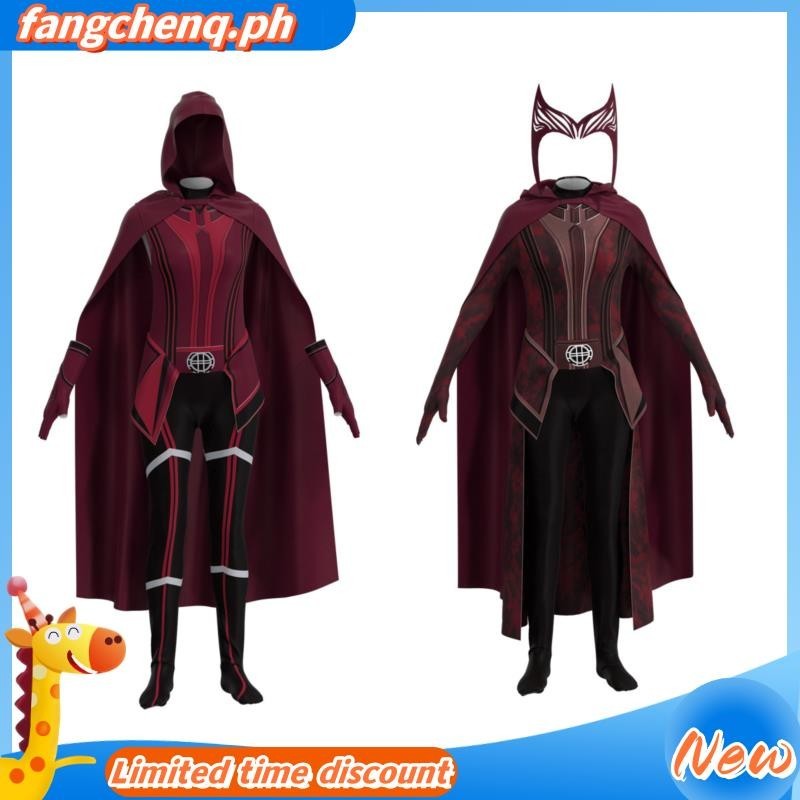 Ready Stock American Drama Wanda Vision Crimson Witch cos Clothing ...