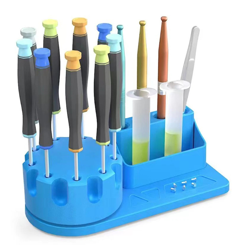 rotate Tool Rack Multi-function screwdriver storage stand rotating box ...