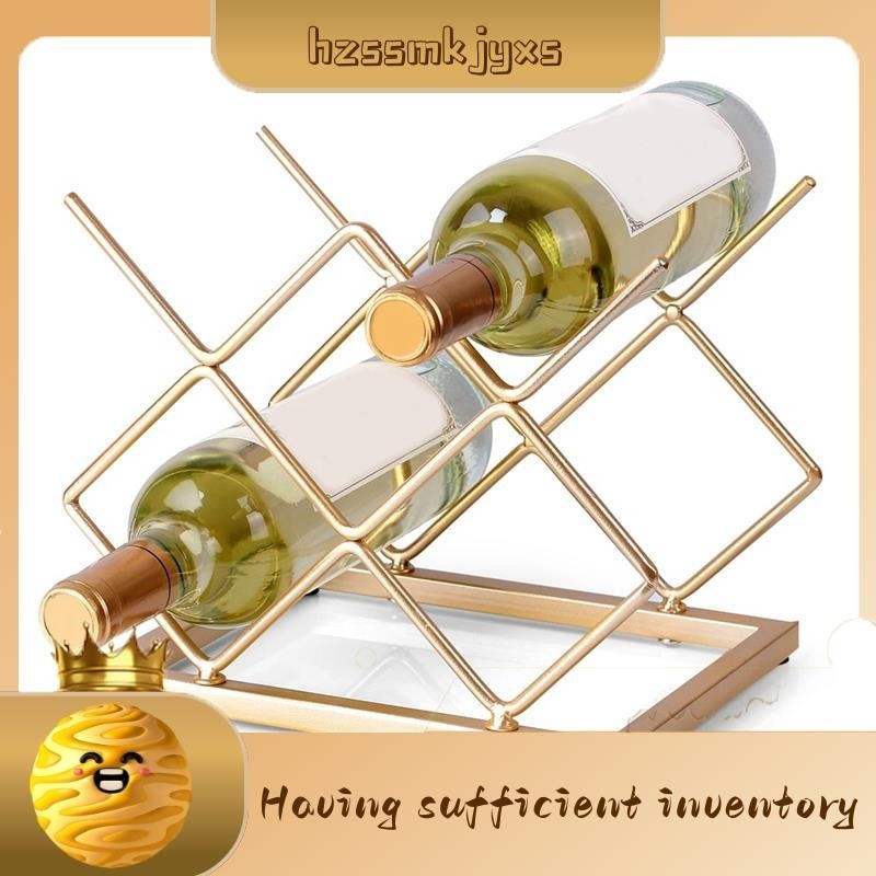 hzssmkjyxs Freestanding Small Wine Rack Desktop Wine Rack Bracket for ...